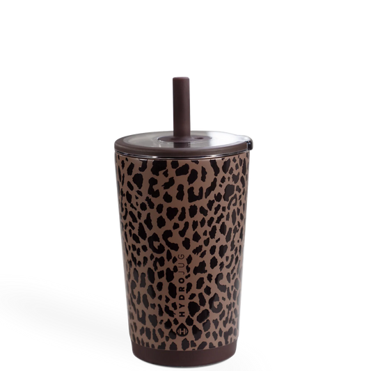 Brown Leopard Non Spill Cup
