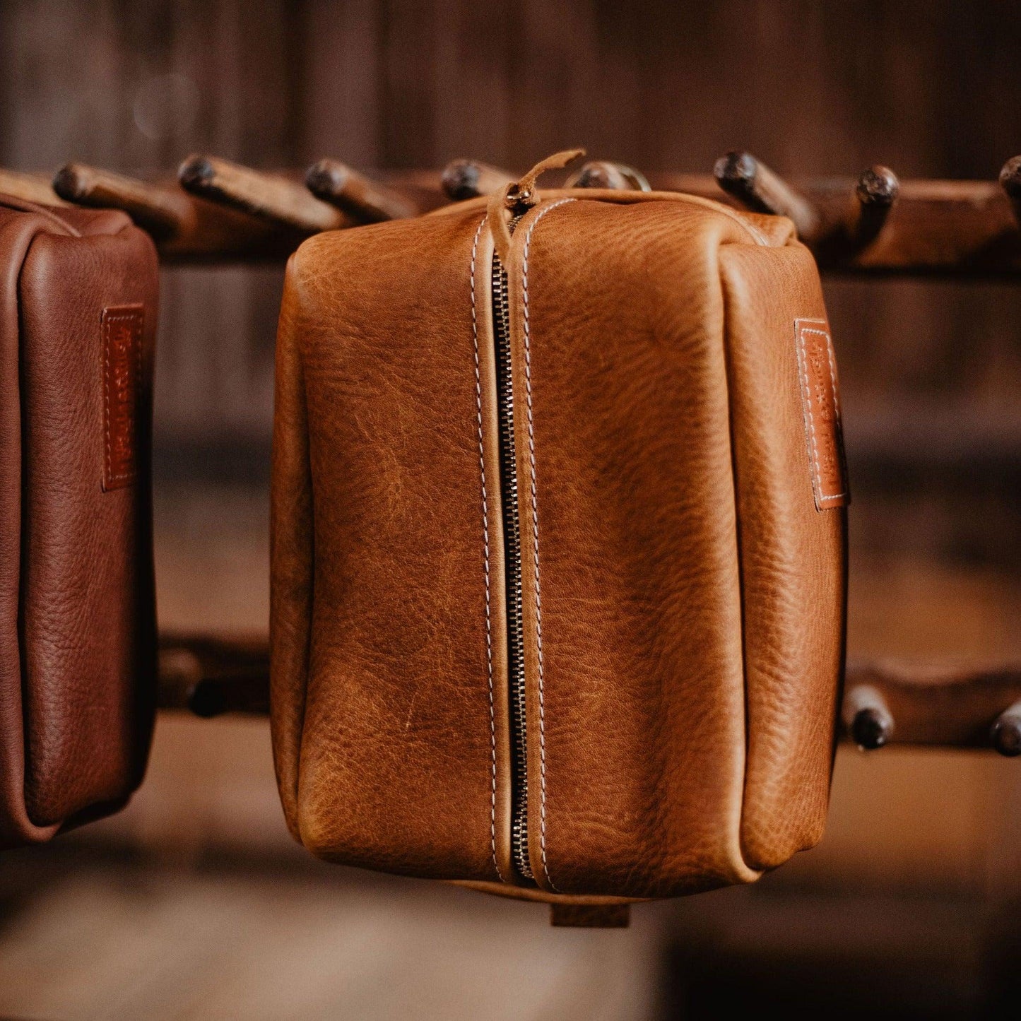 Leather Dopp Kit - USA Made