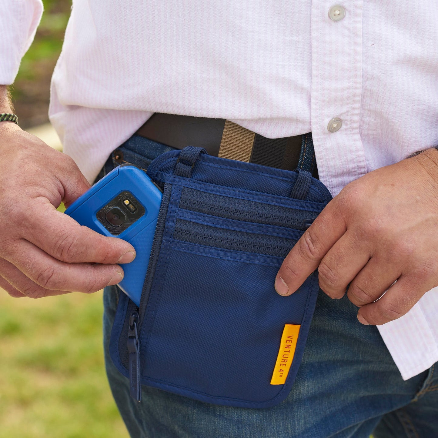 Slim Minimalist Design Travel Neck Wallet