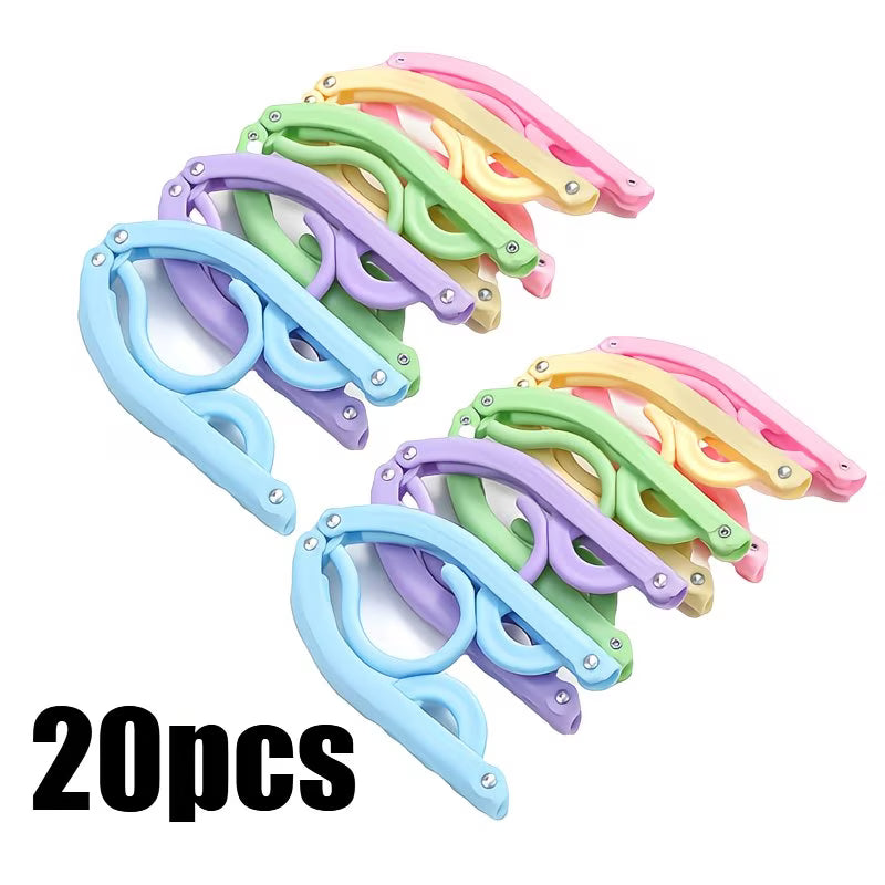 10/20 Portable Travel Folding Hangers - Essential Additions for Cruise Ships, Compact Drying Racks, Clothing Hangers, Travel Hangers, Perfect Gifts for Halloween And Christmas