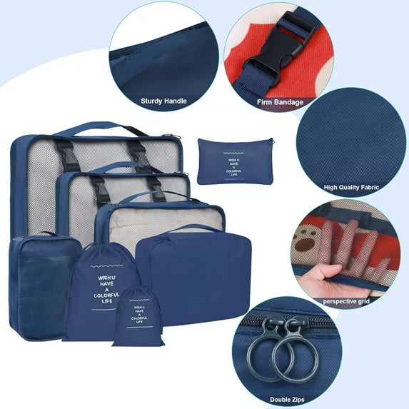 9 Set Packing Cubes for Travel