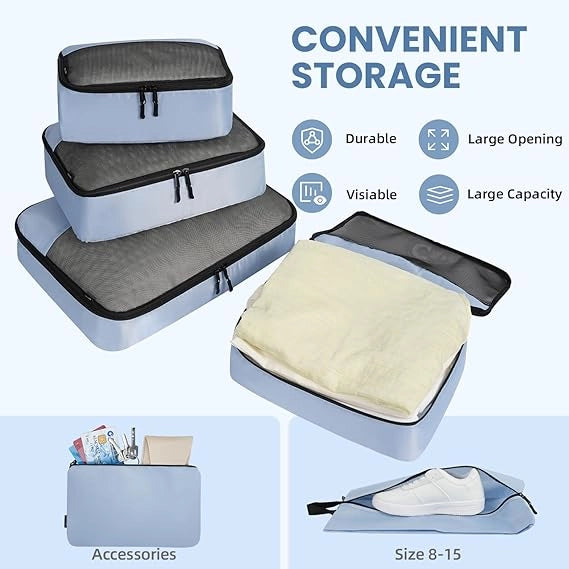 9 Set Packing Cubes for Travel