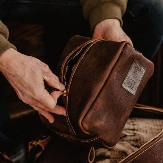 Leather Dopp Kit - USA Made