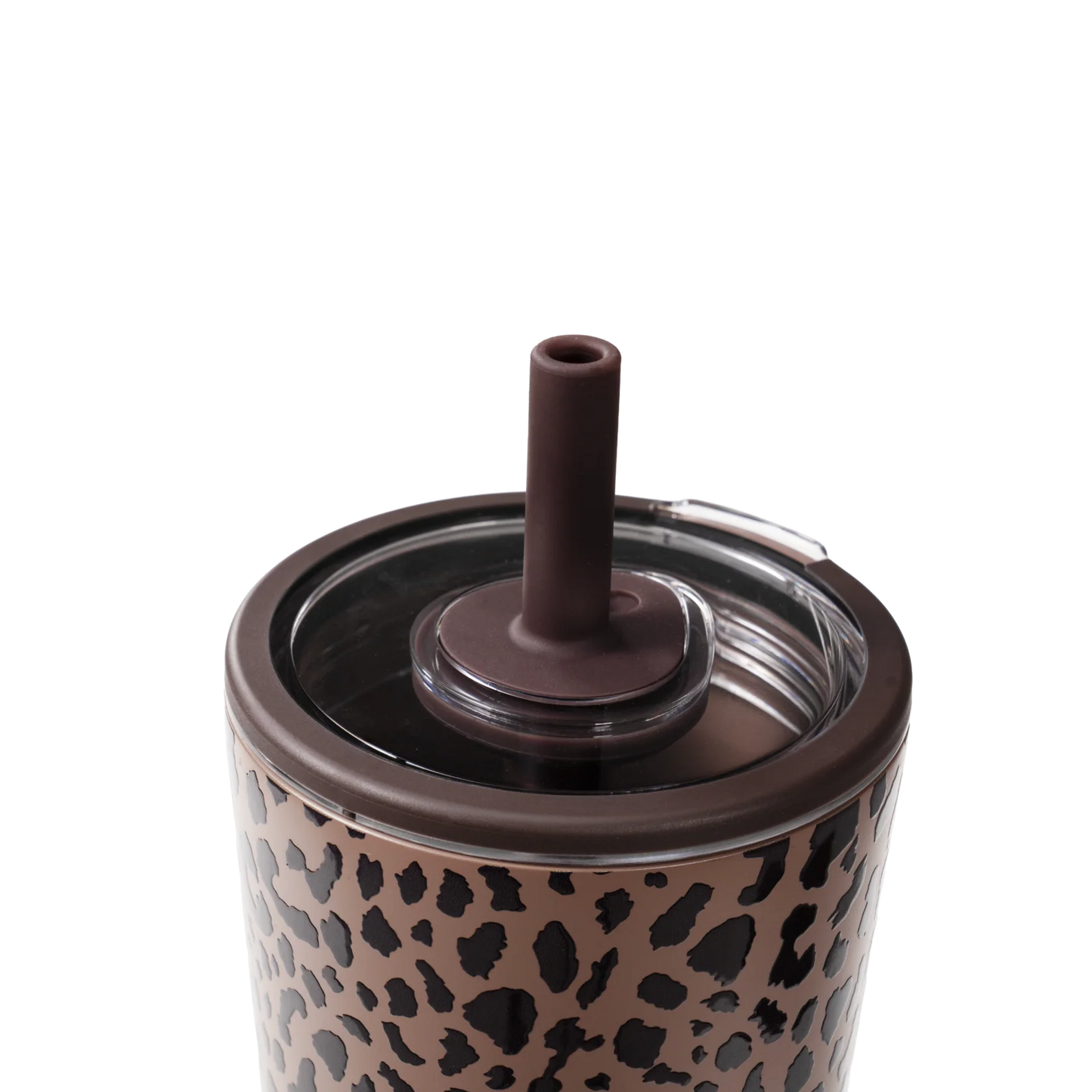 Brown Leopard Non Spill Cup