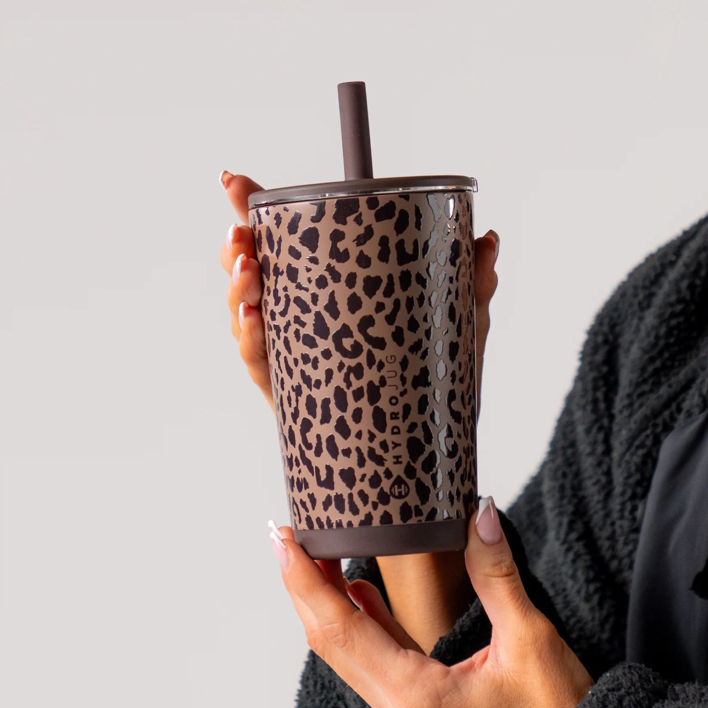 Brown Leopard Non Spill Cup