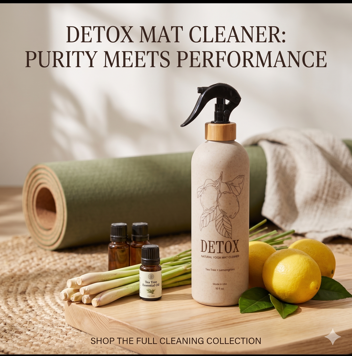 Yoga Mat Cleaner 16oz
