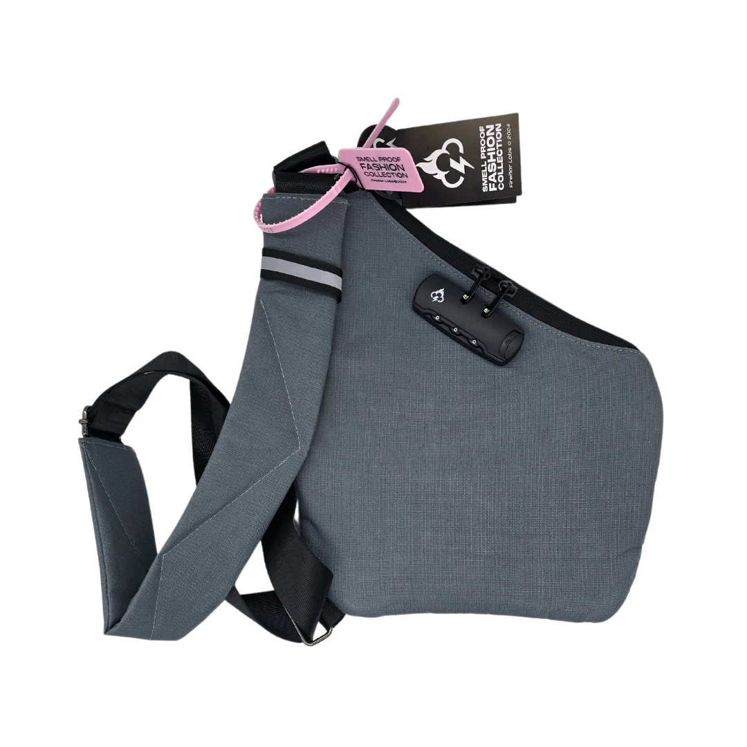 Essential Smell Proof Crossbody Bag - Fashionable, Discreet + Hidden Lock (FireBar Labs x PBAL)
