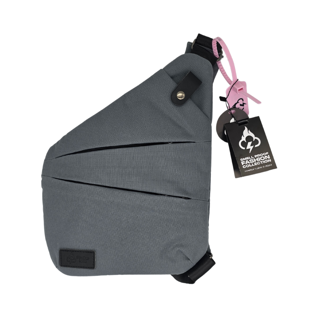 Essential Smell Proof Crossbody Bag - Fashionable, Discreet + Hidden Lock (FireBar Labs x PBAL)