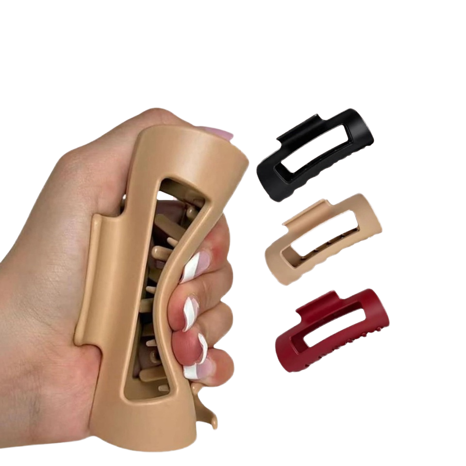 Silicone Soft Claw Clip Nonslip Elegant Hair Clip Flexible Trendy Hair Accessories for Thick Or Fine Hair