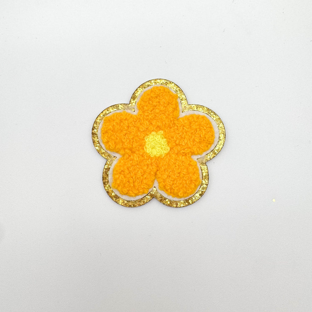Flower Chenille Adhesive Patch