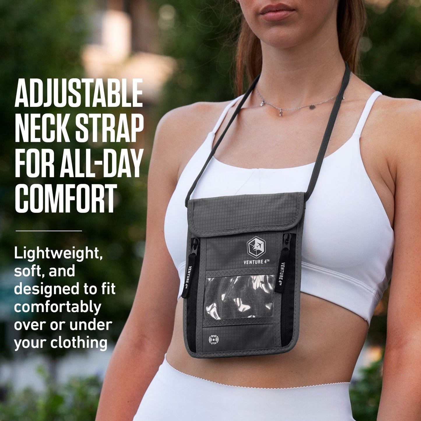 RFID Neck Pouch