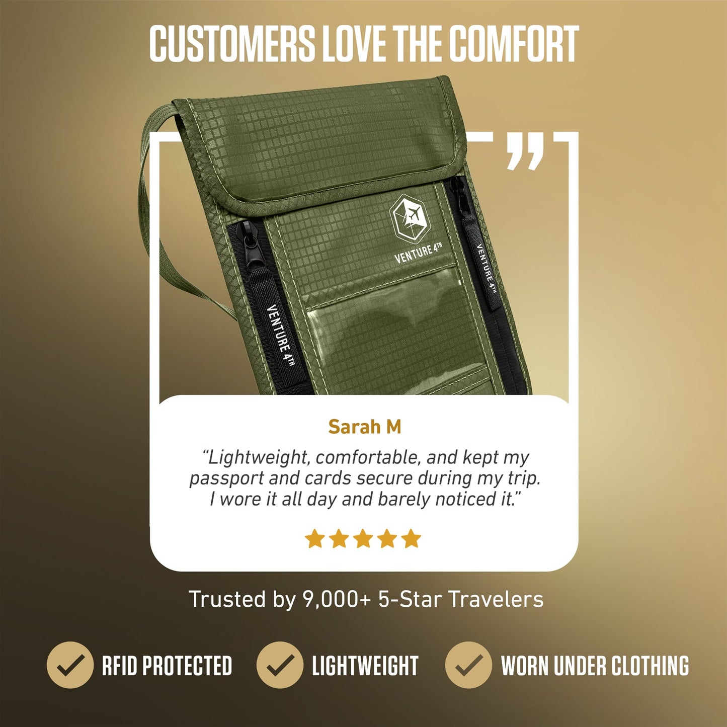 RFID Neck Pouch