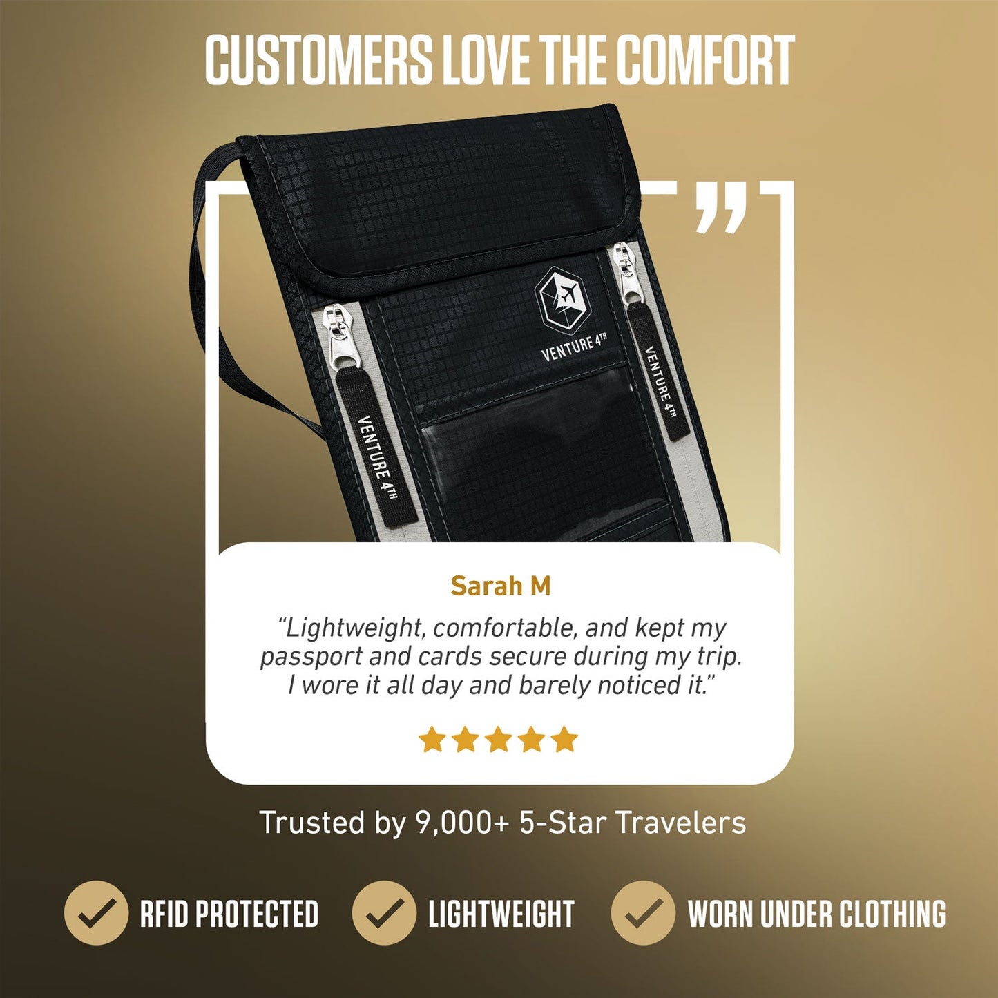 RFID Neck Pouch