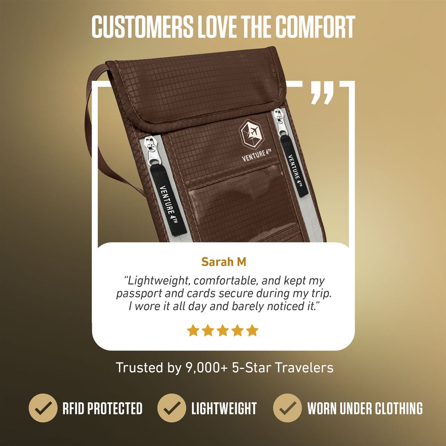 RFID Neck Pouch