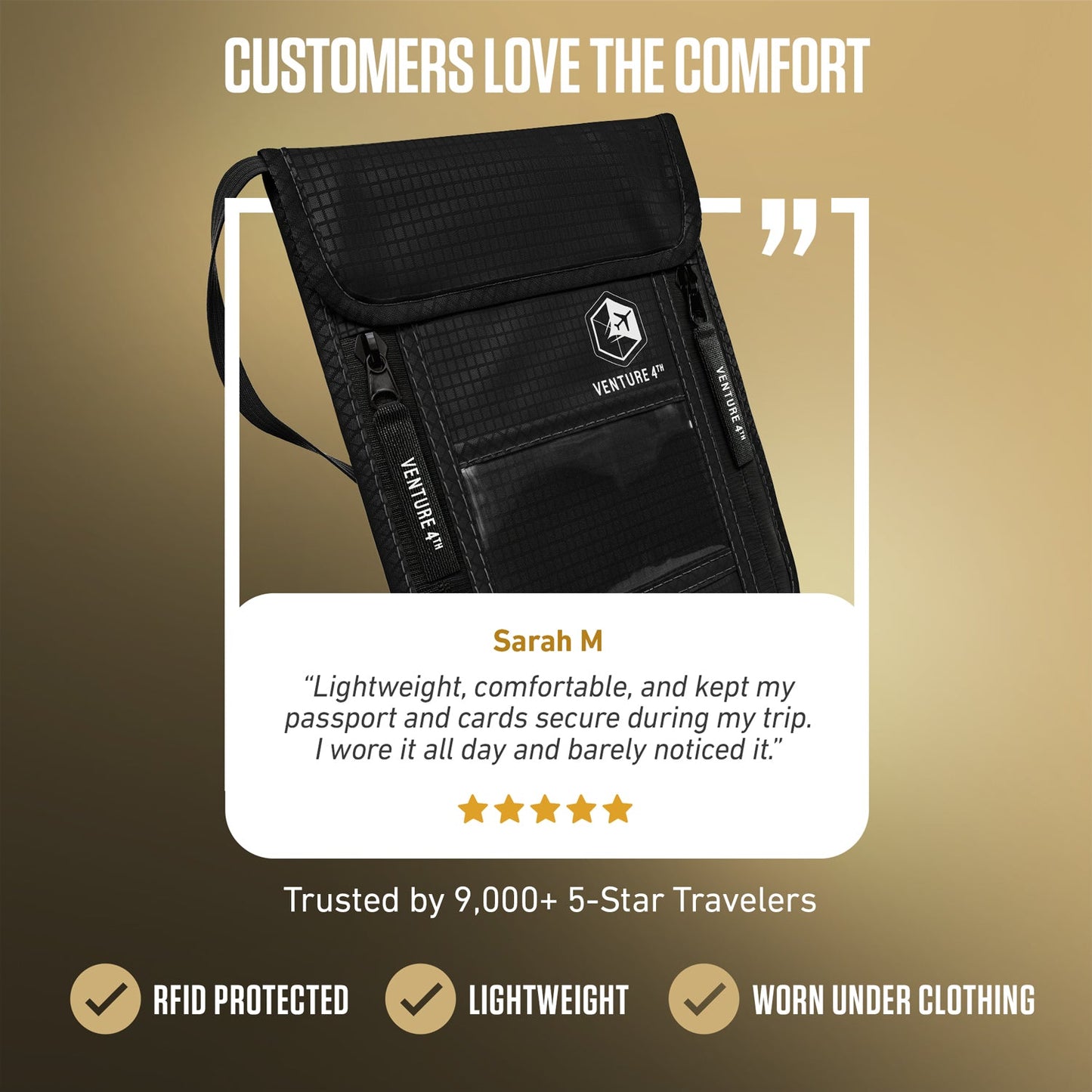RFID Neck Pouch