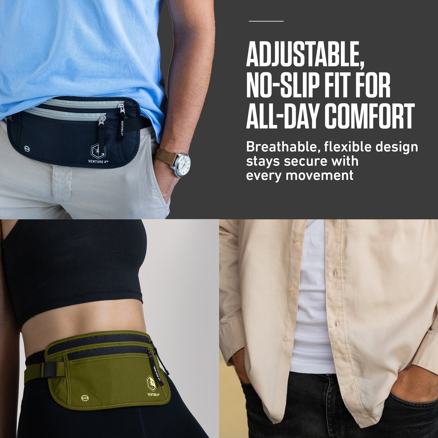 RFID Safe Money Belt