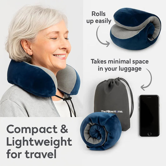 Memory foam travel pillow