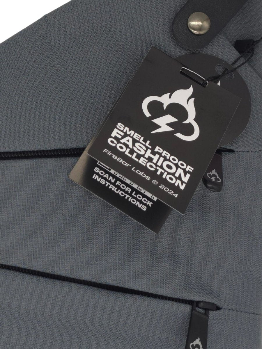 Essential Smell Proof Crossbody Bag - Fashionable, Discreet + Hidden Lock (FireBar Labs x PBAL)