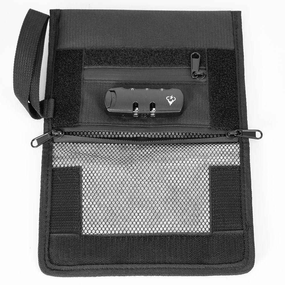 Essential Smell Proof Travel Wallet - Fashionable, Discreet + Hidden Lock (FireBar Labs x PBAL)